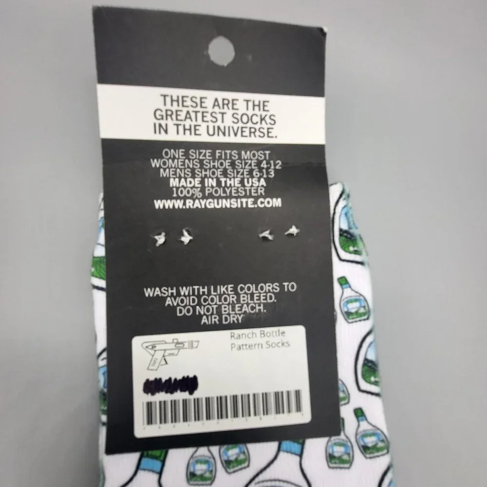 Raygun Ranch Bottle Pattern Socks - Picture 8 of 9